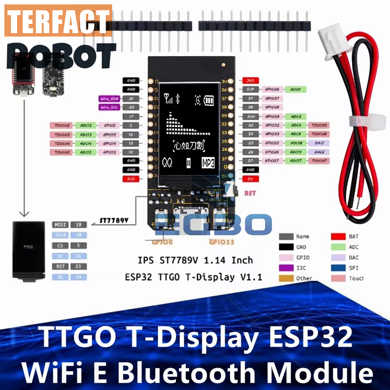 Ttgo Tdisplay - TTGO T-Display ESP32 โมดูล WiFi และ