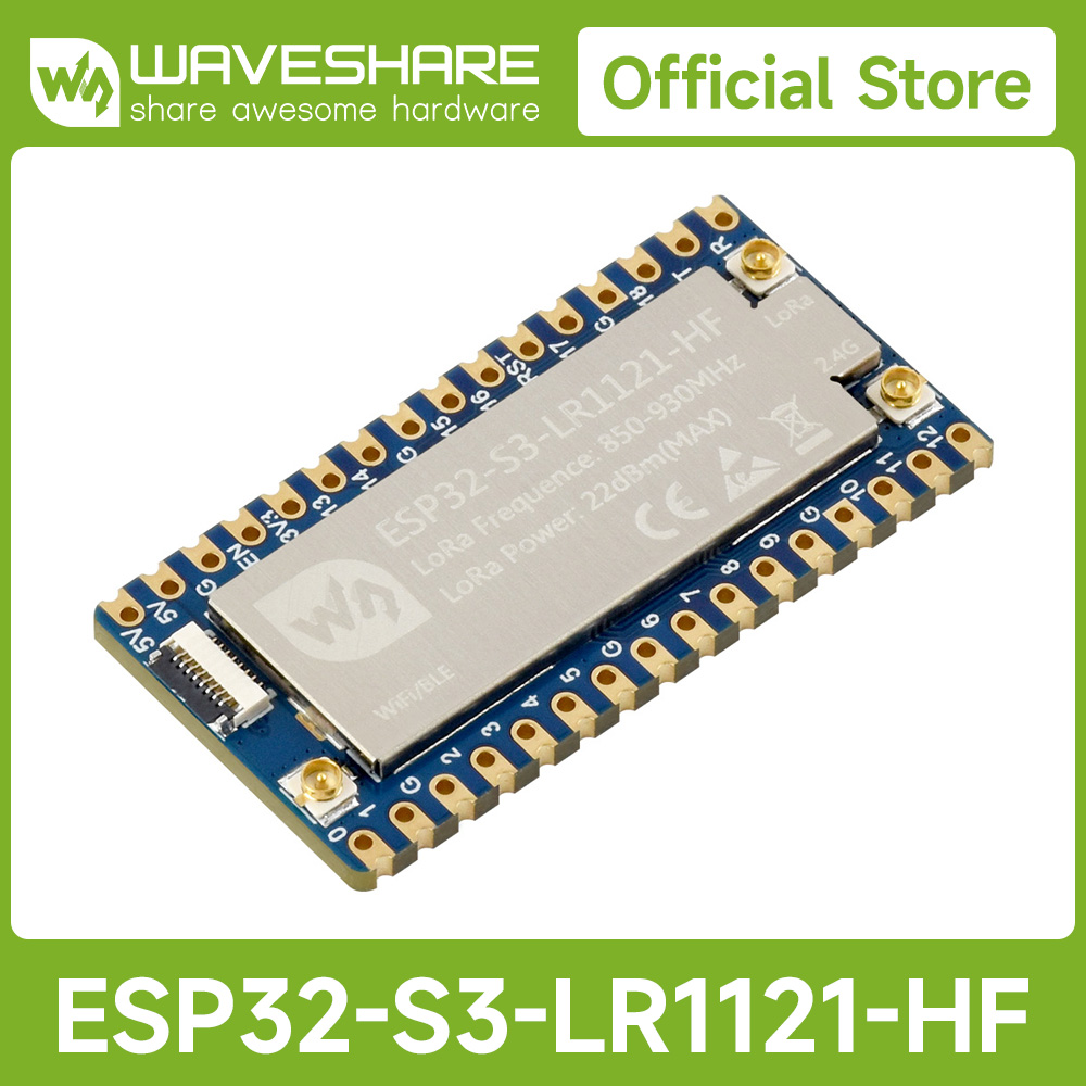 Waveshare Esp32 - บอร์ดพัฒนา Waveshare ESP32-S3 LoRa, รวมชิป RF