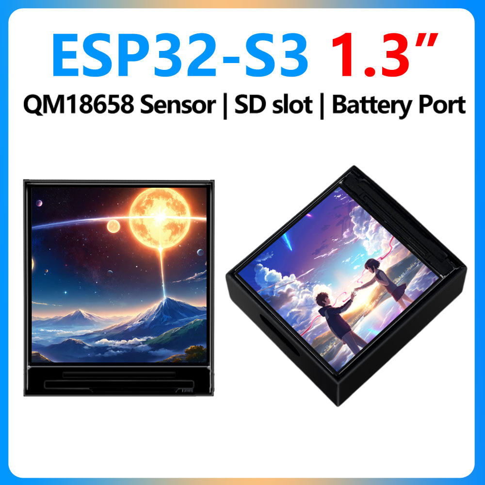 Lolin S3 - Waveshare ESP32-S3 บอร์ดพัฒนาจอ LCD ขนาด 1.3