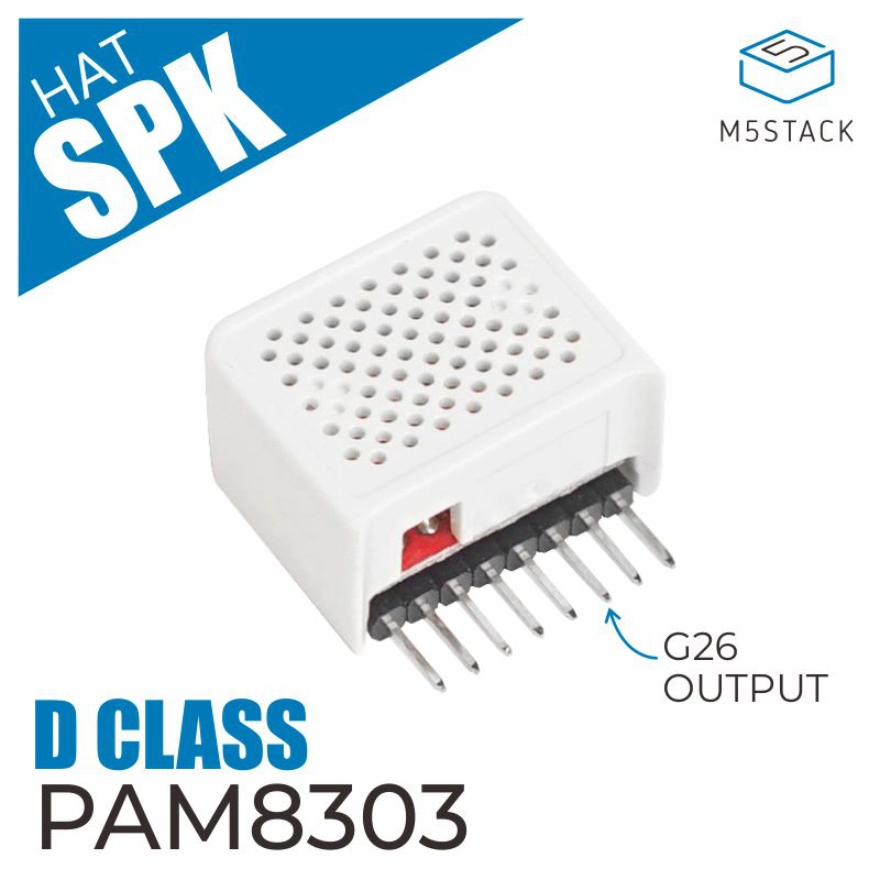 M5Stack Core2 - M5Stack หมวกลําโพง M5StickC อย่างเป็นทางการ (PAM8303)