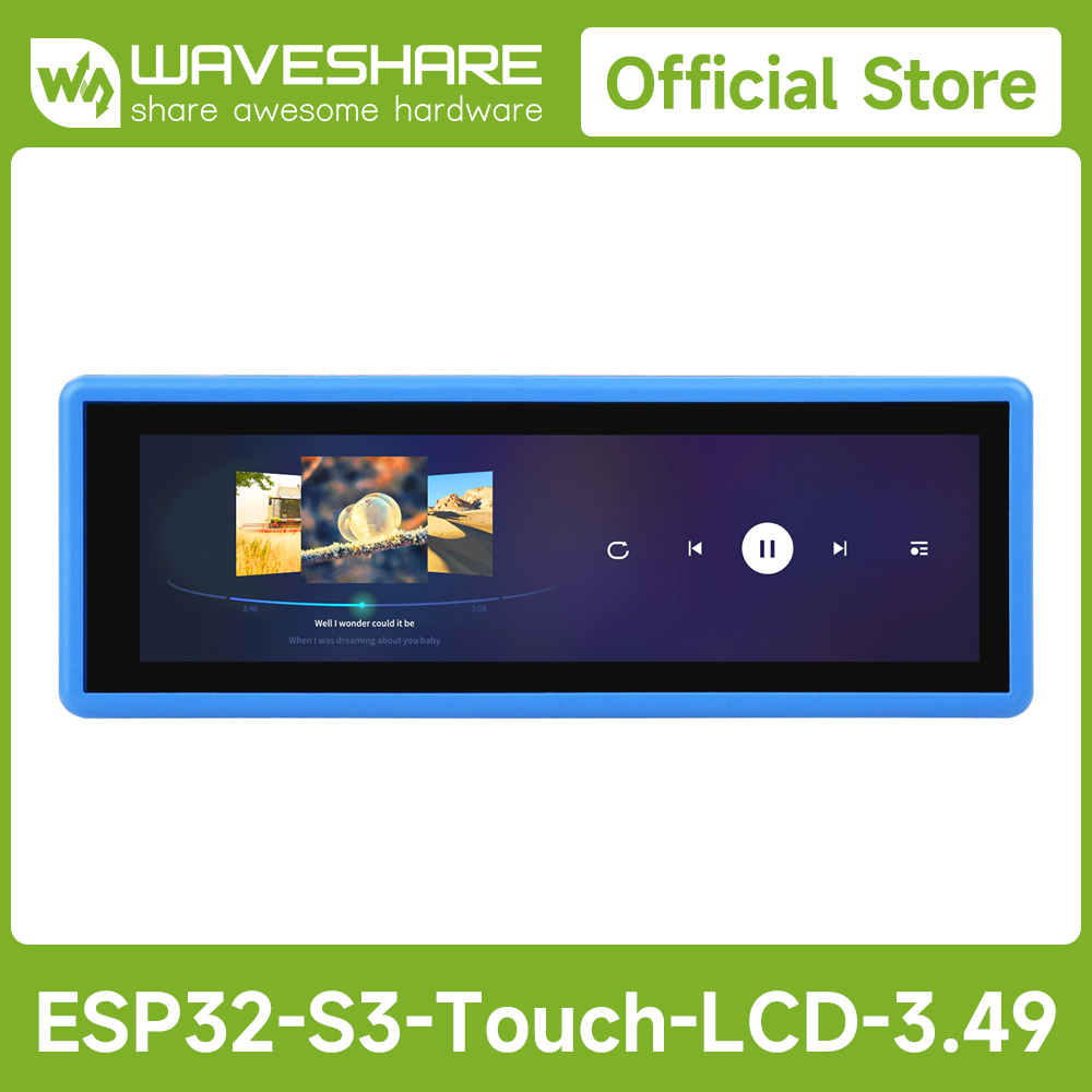 Doit Esp32 - เวฟแชร์ ESP32-S3 บอร์ดพัฒนาประสิทธิภาพสูงพร้อมจอแสดงผลแบบสัมผัสแบบคาปาซิทีฟ IPS ขนาด 3.49