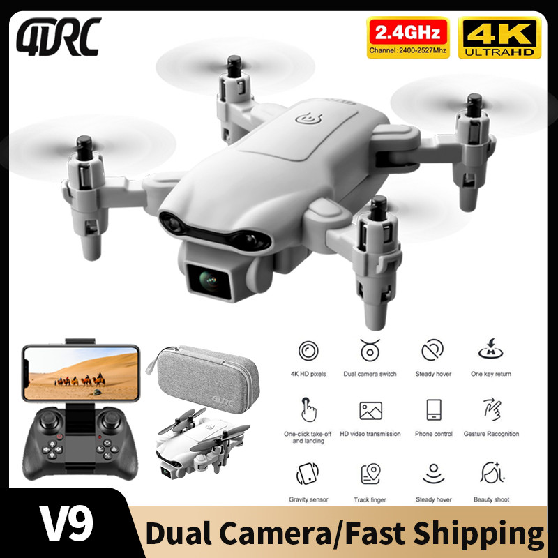 D1 Mini Pro - 4DRC โดรนขนาดเล็ก4K HD V9ใหม่กล้องมุมกว้าง WiFi FPV