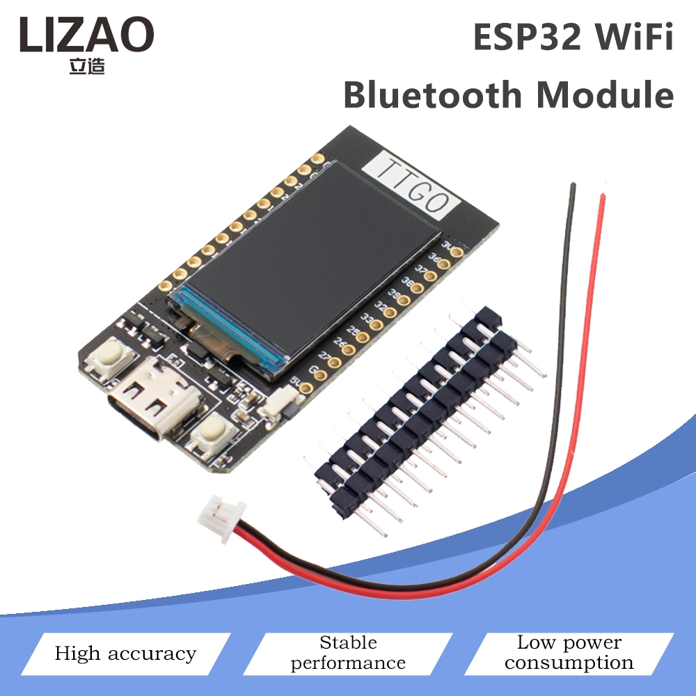 Ttgo Tdisplay - TTGO T-Display CH9102F บอร์ดพัฒนา ESP32 หน้าจอ