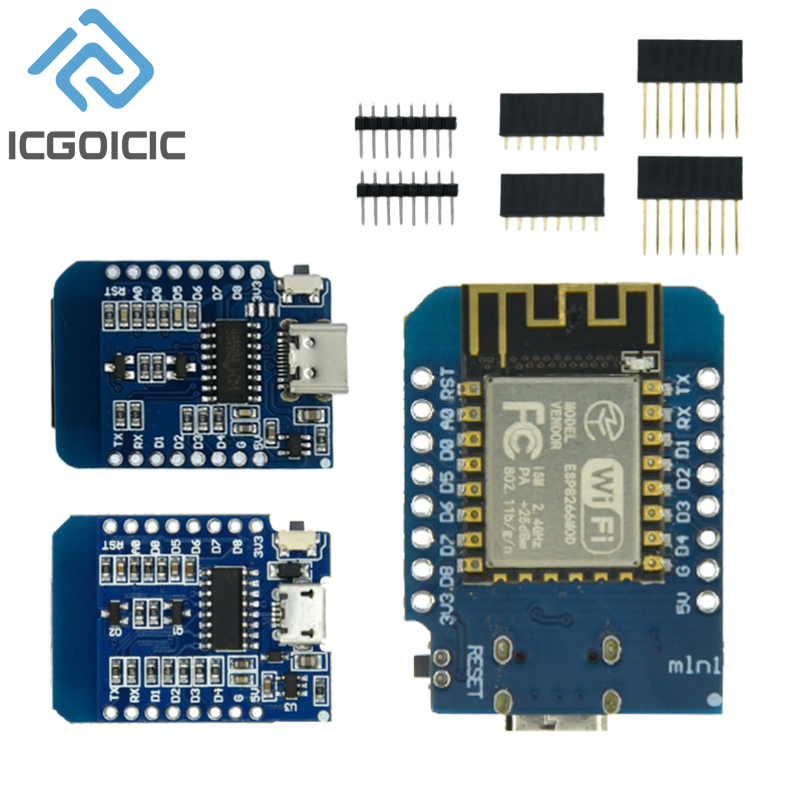 Wemos D1 Mini - D1มินิ NodeMcu 4M ไบต์ Lua WiFi