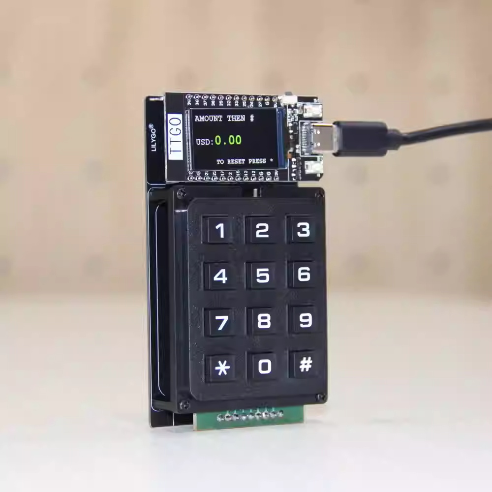 Ttgo Tdisplay - LILYGO TTGO T-Display โมดูลคีย์บอร์ดบอร์ดขยายสำหรับการชำระเงิน LNURLPoS