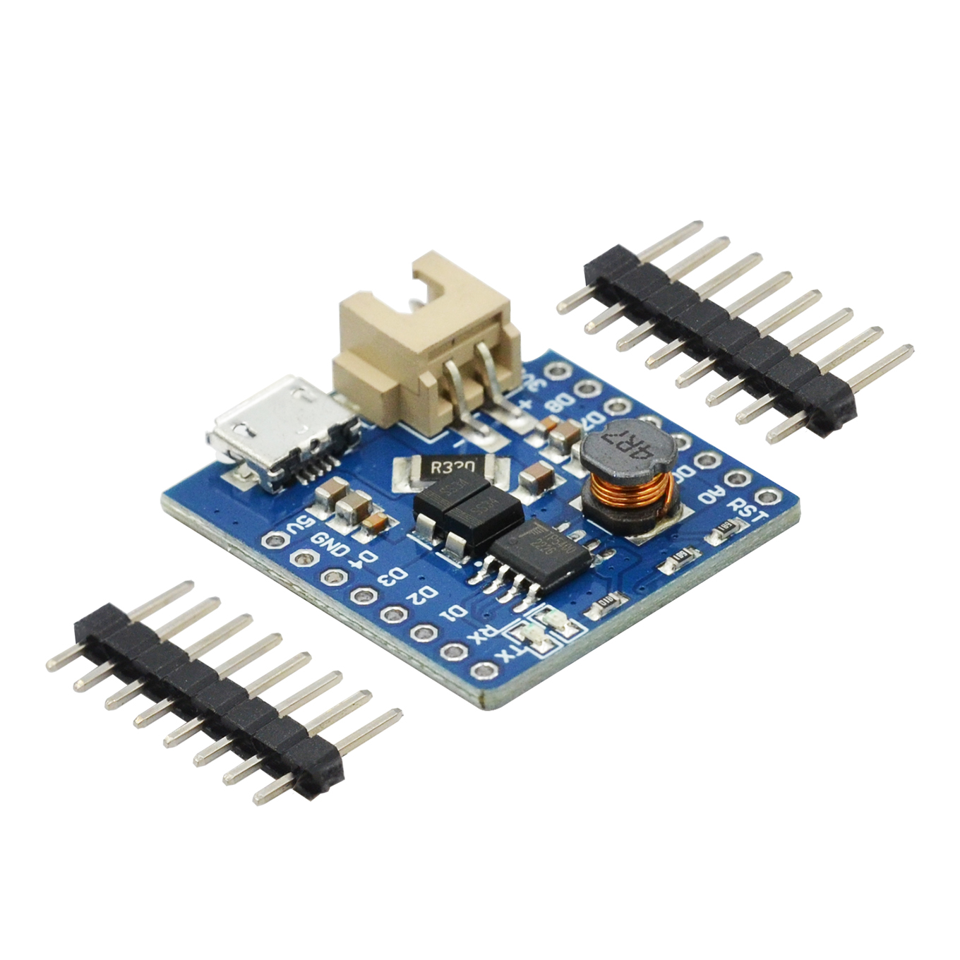 Wemos D1 Mini - แผ่นป้องกันแบตเตอรี่สำหรับการชาร์จและเพิ่มพลังแบตเตอรี่ลิเธียมเดี่ยวของ WEMOS D1 มินิ