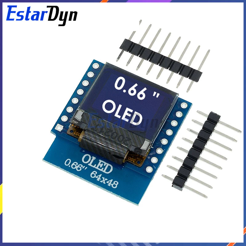 จอ LCD แสดงผล OLED ขนาด0.66นิ้ - Wemos D1 Mini บทวิจารณ์และราคา
