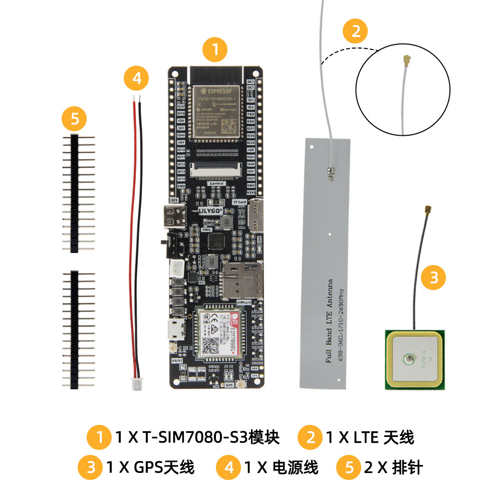 บอร์ดพัฒนา LILYGO T-SIM7080G-S - Lolin S3 บทวิจารณ์และราคา