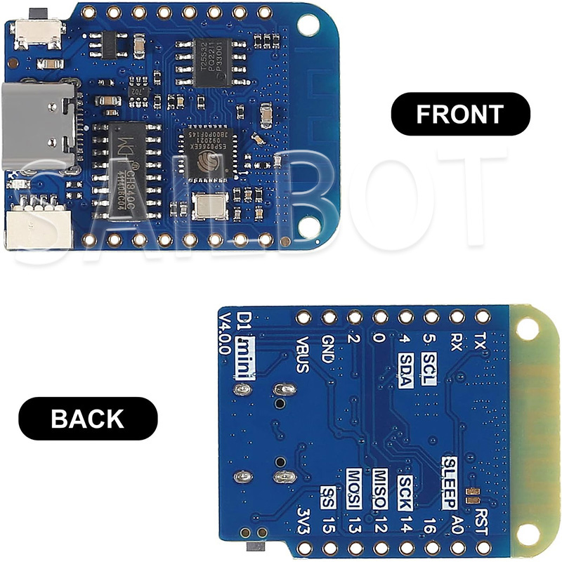 1-10PCS WeMos D1 Mini ESP8266  - Wemos D1 Mini บทวิจารณ์และราคา