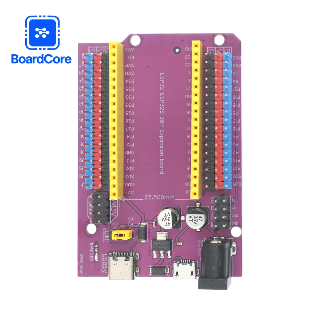 โมดูลบอร์ดขยาย ESP32S 38 พิน ส - Nodemcu 32S บทวิจารณ์และราคา