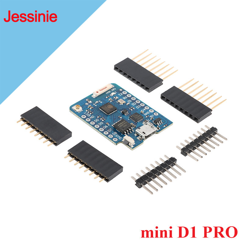 Wemos lolin D1มินิโปร NodeMcu  - D1 Mini Pro บทวิจารณ์และราคา