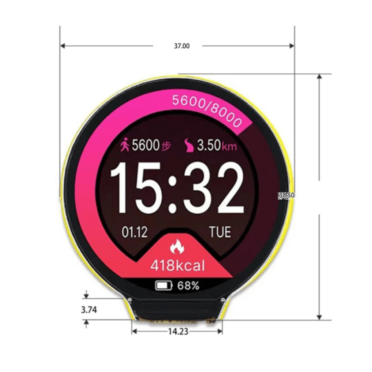 ESP32-C3 1.28 นิ้วจอแสดงผล GC9 - Ttgo T Watch บทวิจารณ์และราคา