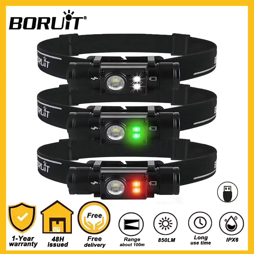 BORUiT HP500 LED ไฟหน้า 18650  - Lolin D32 บทวิจารณ์และราคา