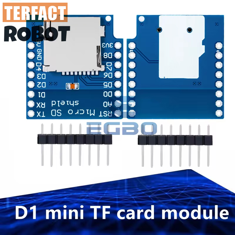 โมดูลขยายหน่วยความจำการ์ด Micr - Wemos D1 Mini บทวิจารณ์และราคา