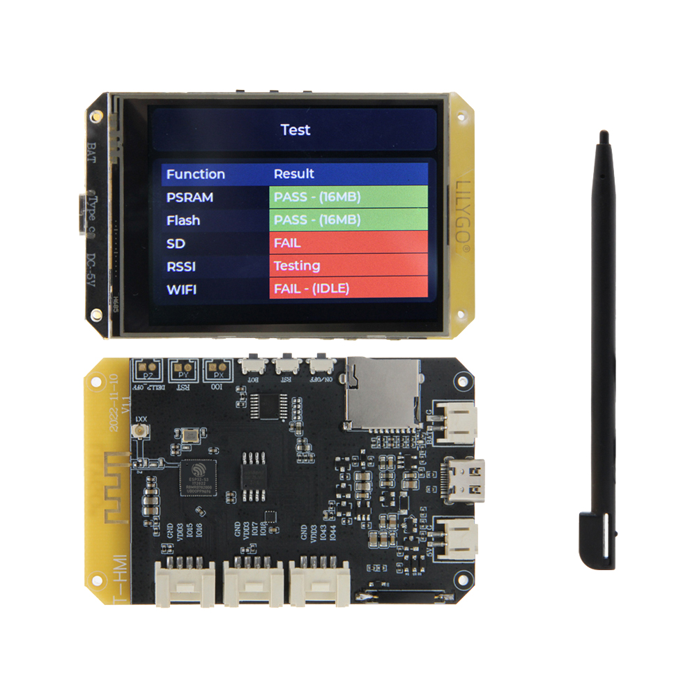 บอร์ดพัฒนา TTGO T-HMI ESP32-S3 - Ttgo Tdisplay บทวิจารณ์และราคา
