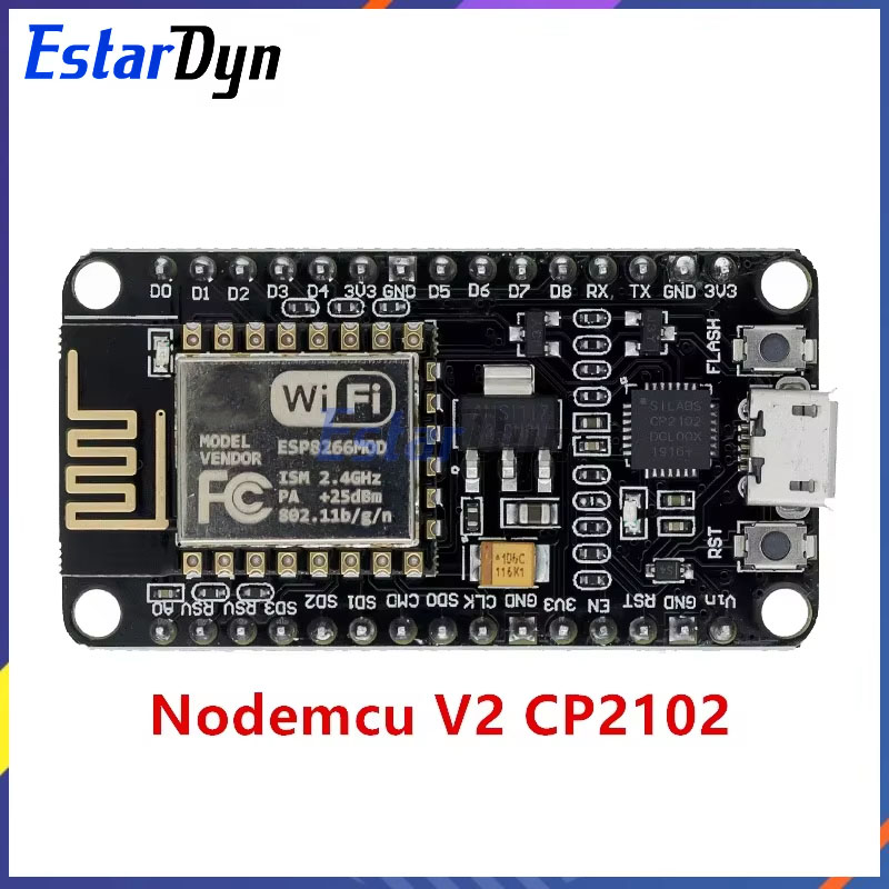 โมดูลไร้สาย CH340/CP2102 NodeM - Nodemcuv2 บทวิจารณ์และราคา