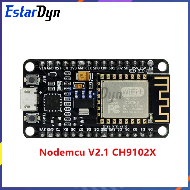 โมดูลไร้สาย CH340/CP2102 NodeM - Nodemcuv2 บทวิจารณ์และราคา