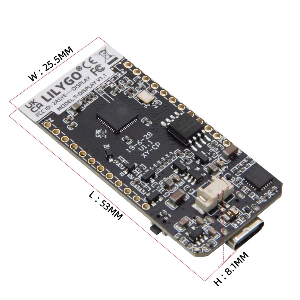 TTGO T-Display MCU32 1.14 นิ้ว - Ttgo Tdisplay บทวิจารณ์และราคา