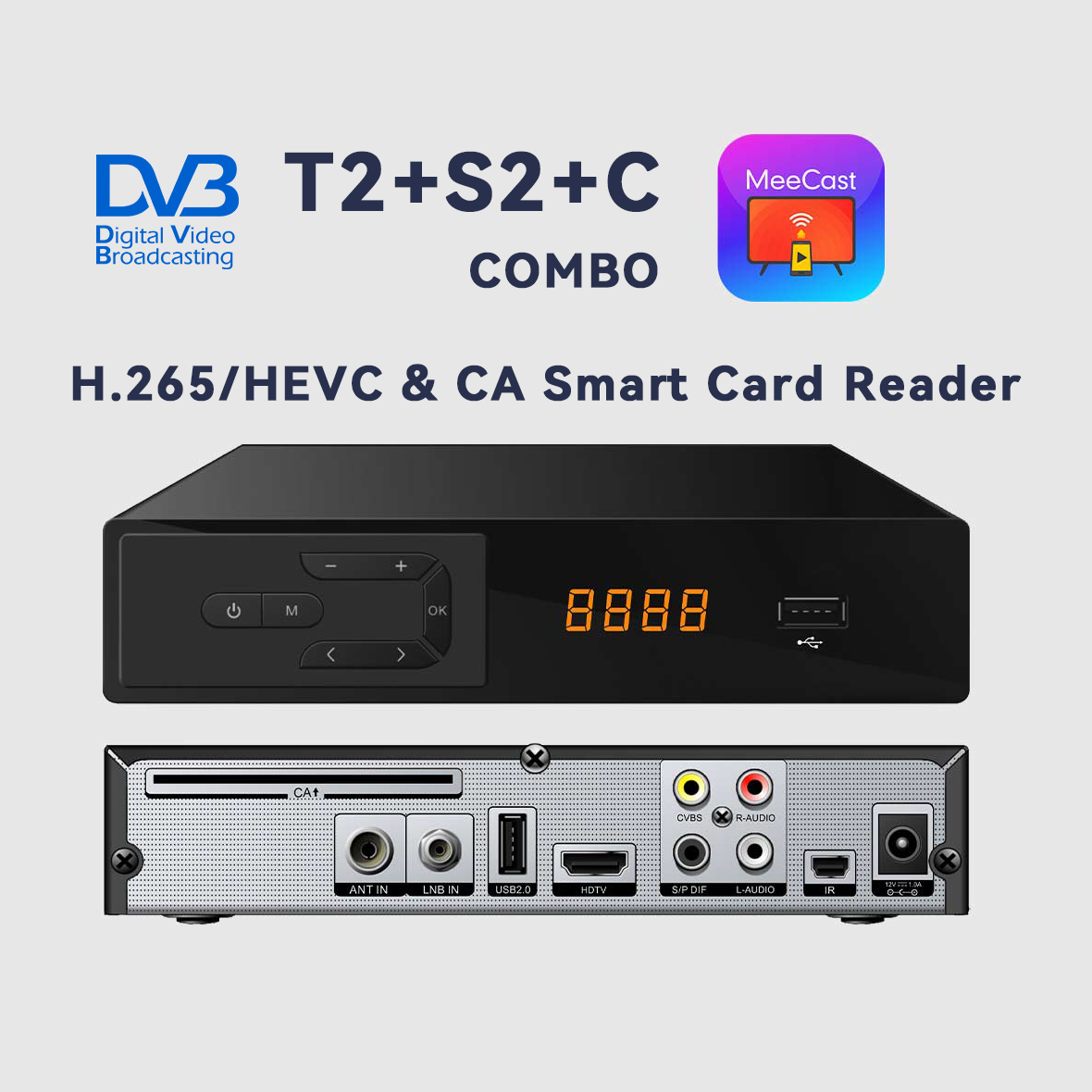 กล่องรับสัญญาณทีวีดาวเทียม/ทีว - Devkitc บทวิจารณ์และราคา