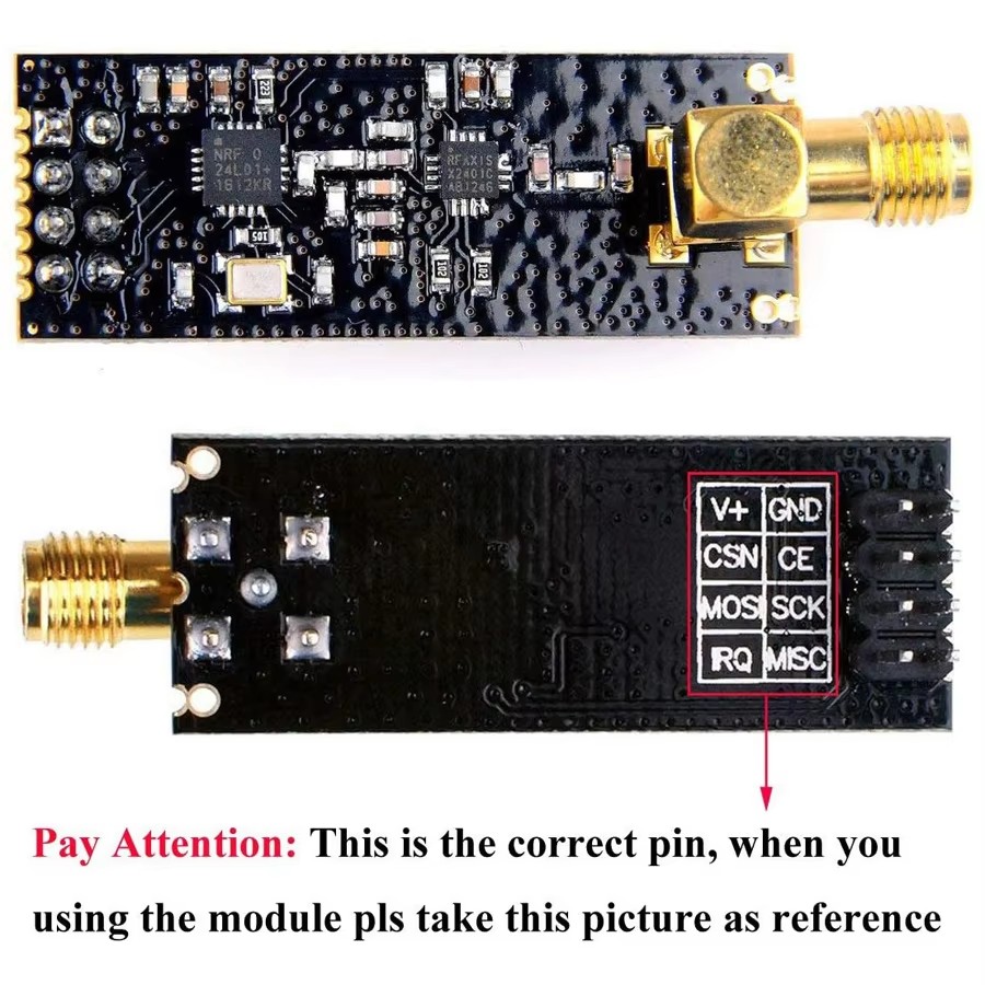 1/2Pc NRF24L01 + PA + LNA Wire - Ttgo T Watch บทวิจารณ์และราคา