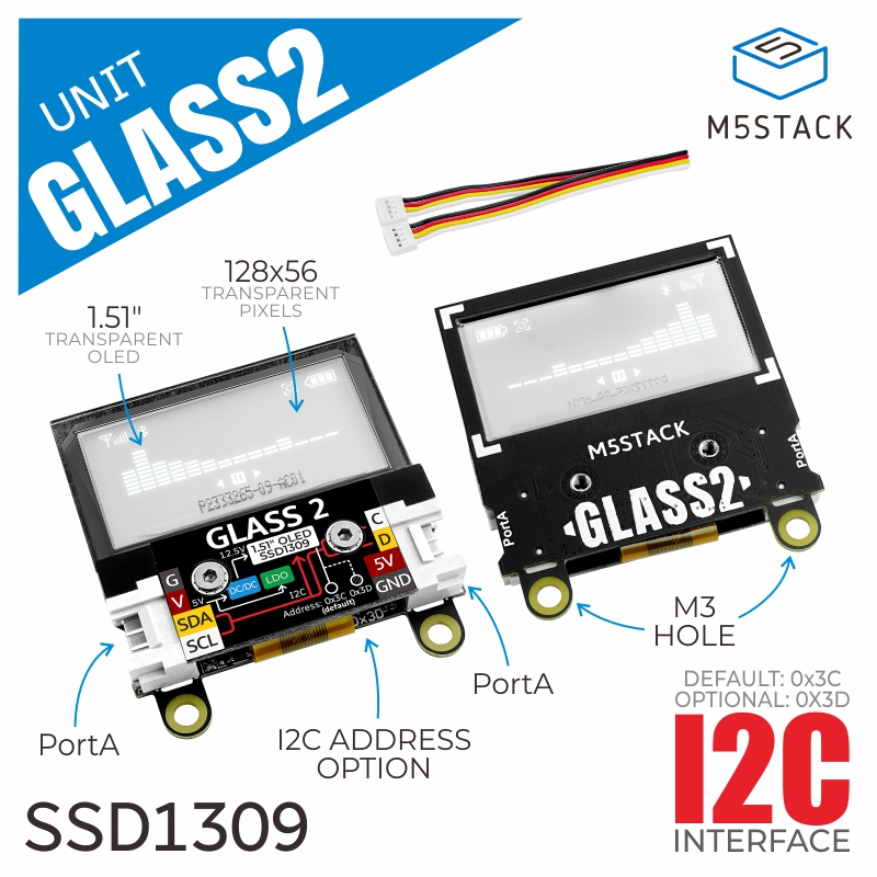 M5Stack Official Glass2 Unit พ - M5Stack Core2 บทวิจารณ์และราคา