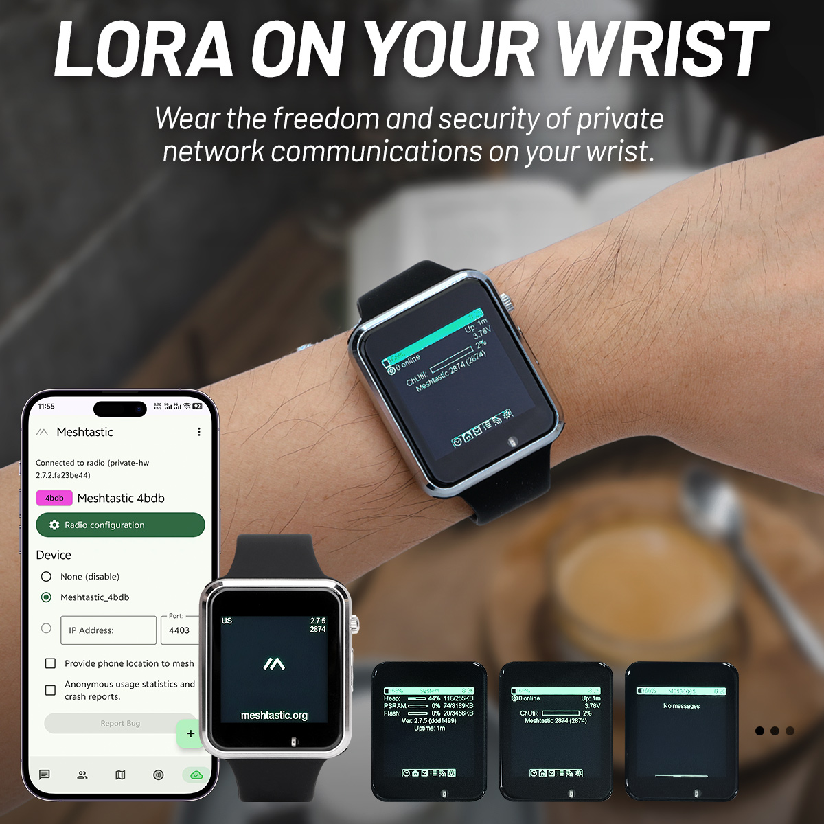 LILYGO T Watch S3 Lora Meshtas - Ttgo T Watch บทวิจารณ์และราคา