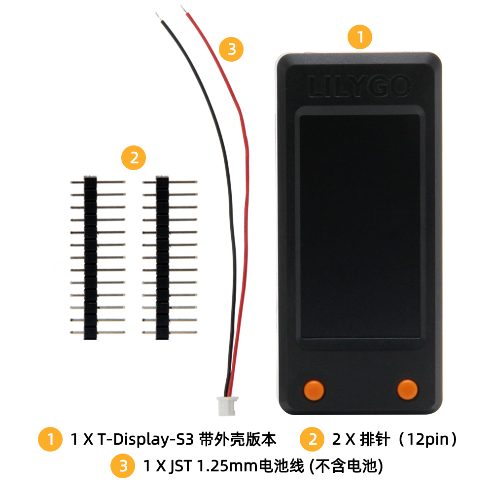 บอร์ดพัฒนาจอแสดงผล LCD LILYGO  - Lolin S3 บทวิจารณ์และราคา