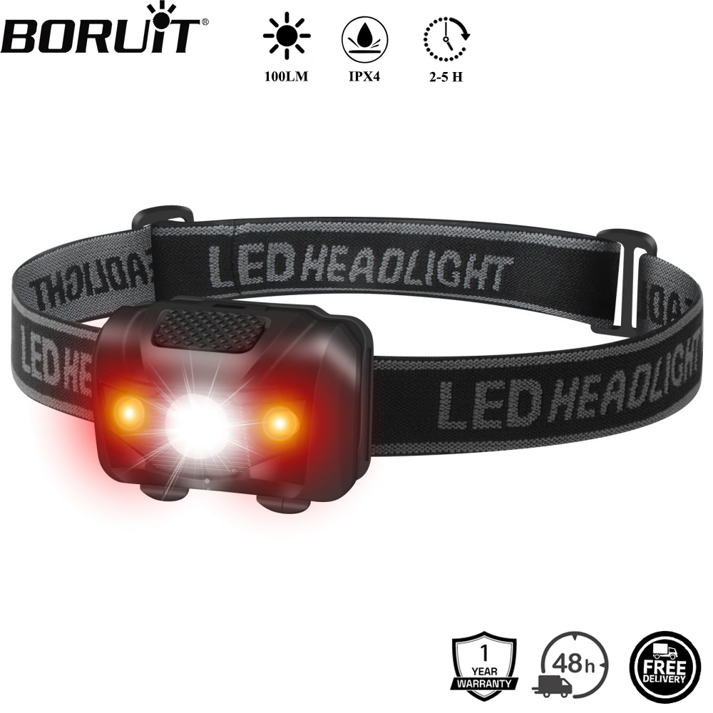 ไฟฉายคาดศีรษะ BORUiT 3W Mini L - Lolin D32 บทวิจารณ์และราคา