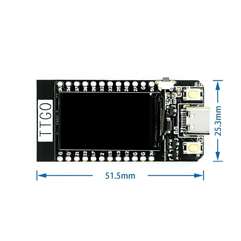 TTGO T-Display ESP32 โมดูลไวไฟ - Ttgo Tdisplay บทวิจารณ์และราคา